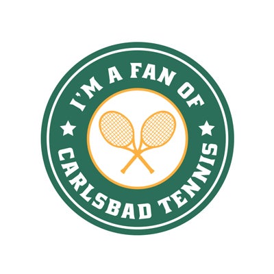 Carlsbad Tennis Logo Example