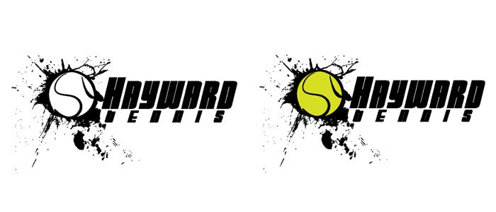 Hayward Tennis Screenprint Design Example
