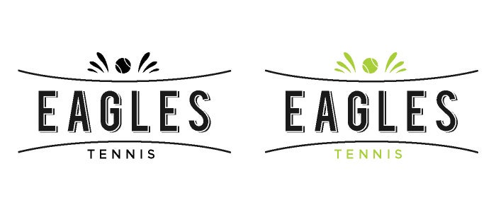Eagles Tennis Screenprint Design Example 2