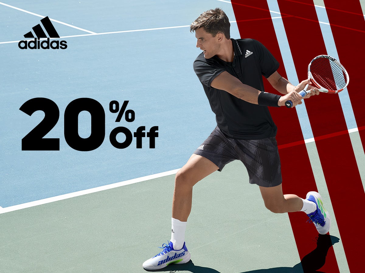 20% Off adidas Fall Collections. 