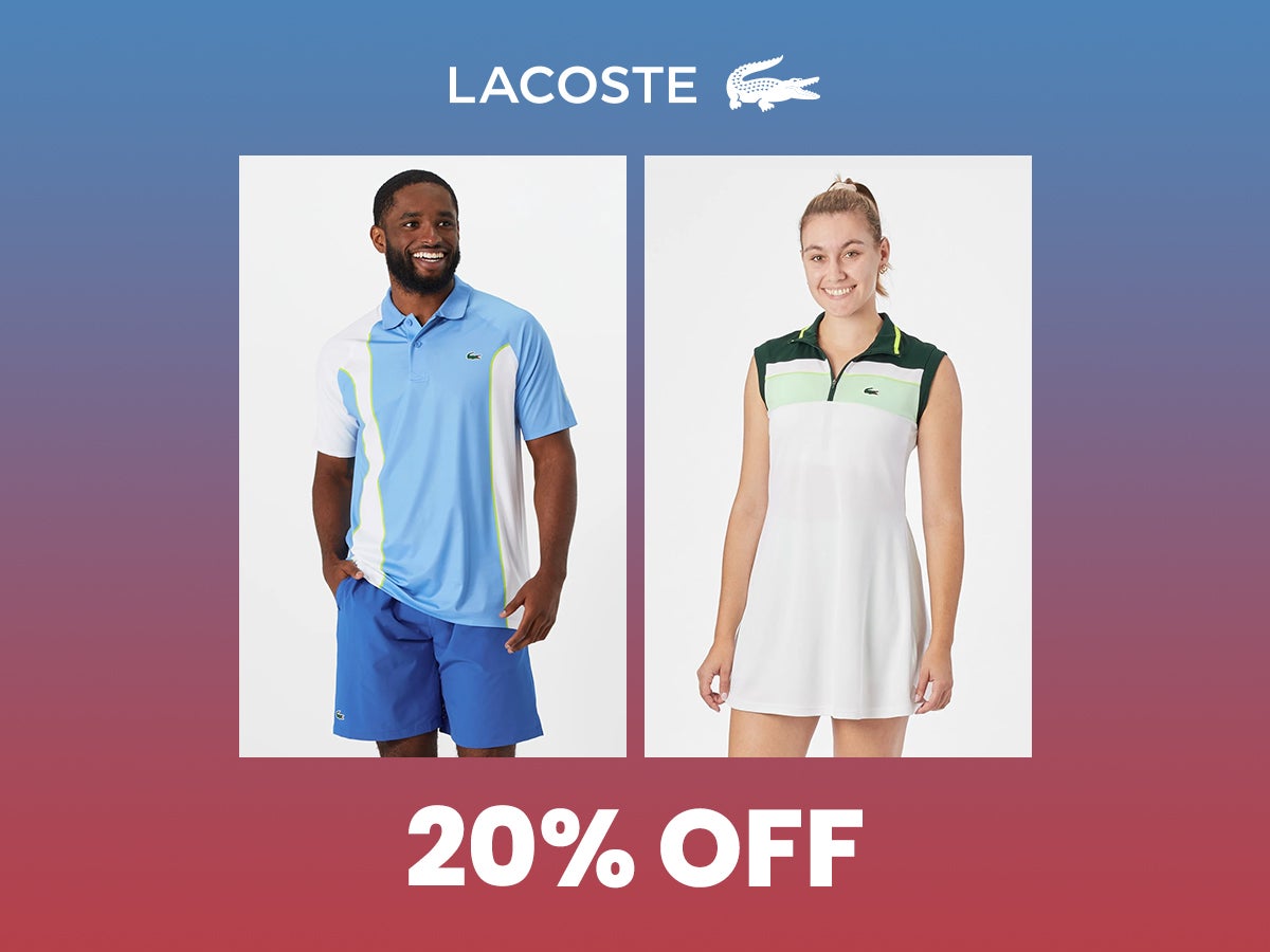 20% Off Lacoste Apparel