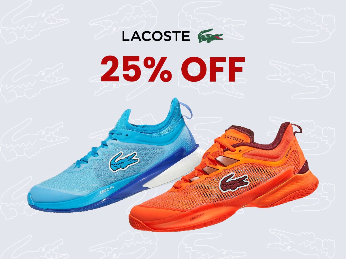 Last chance to save 25% on Lacoste Shoes