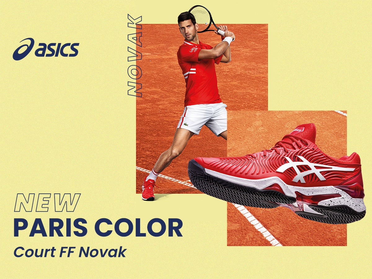 New ASICS Court FF 2 Novak. 