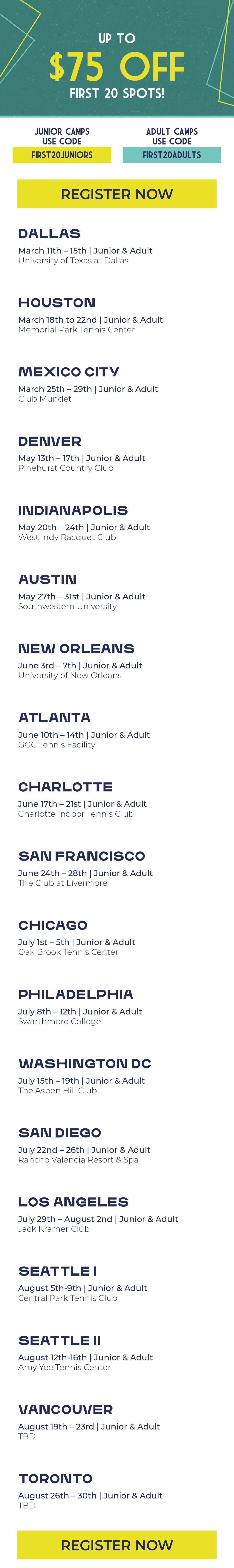 2024 Rafa Nadal Academy Camps Register Today! Tennis Warehouse