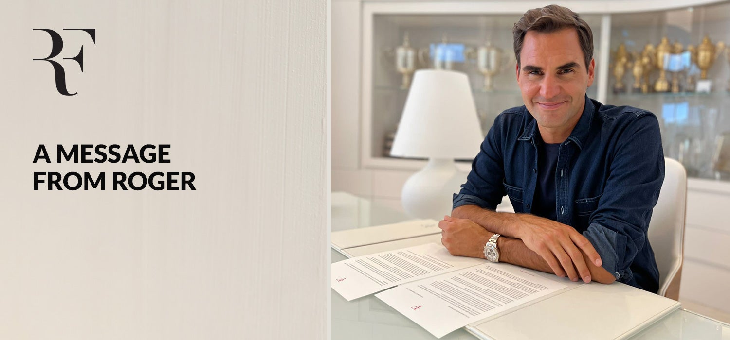 Roger Federer Debuts His First Sneaker With Swiss Label On