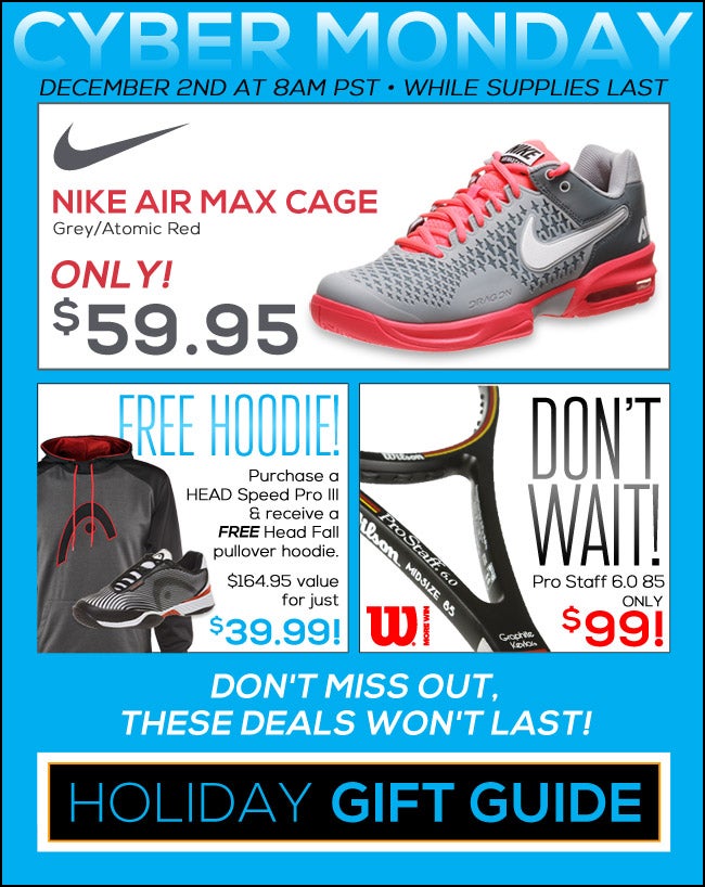Cyber Monday at Tennis Warehouse
