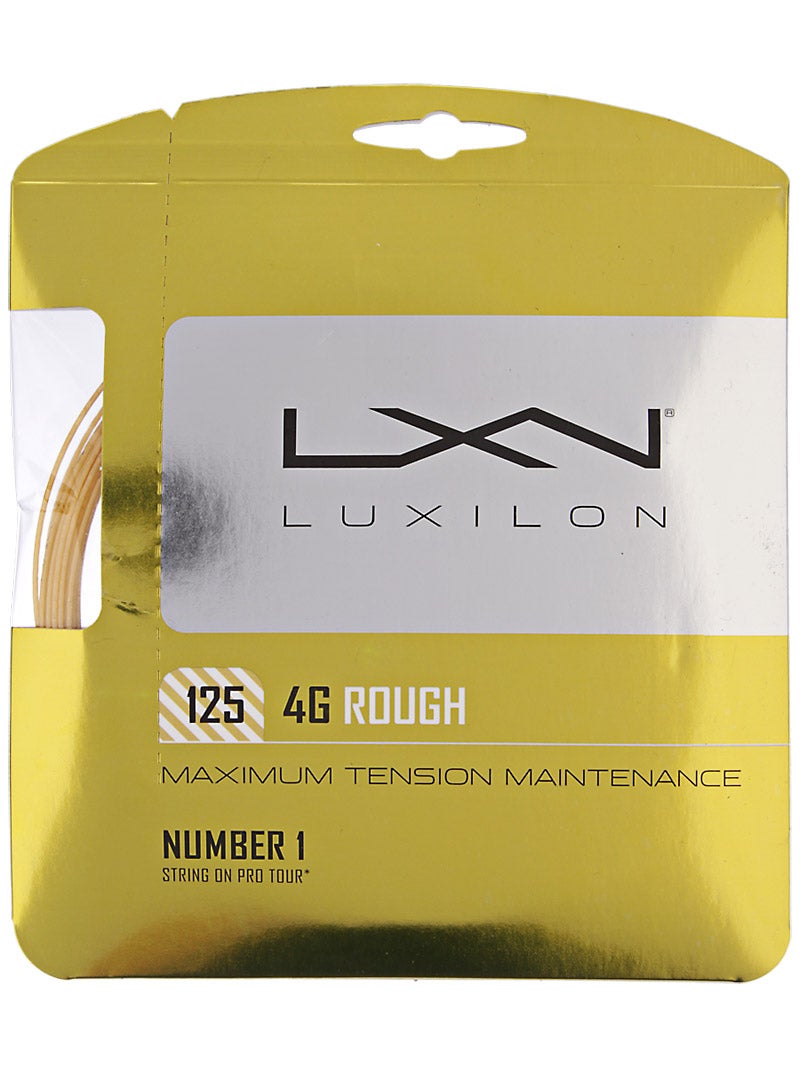 Tennis Warehouse - Luxilon 4G Rough String Review