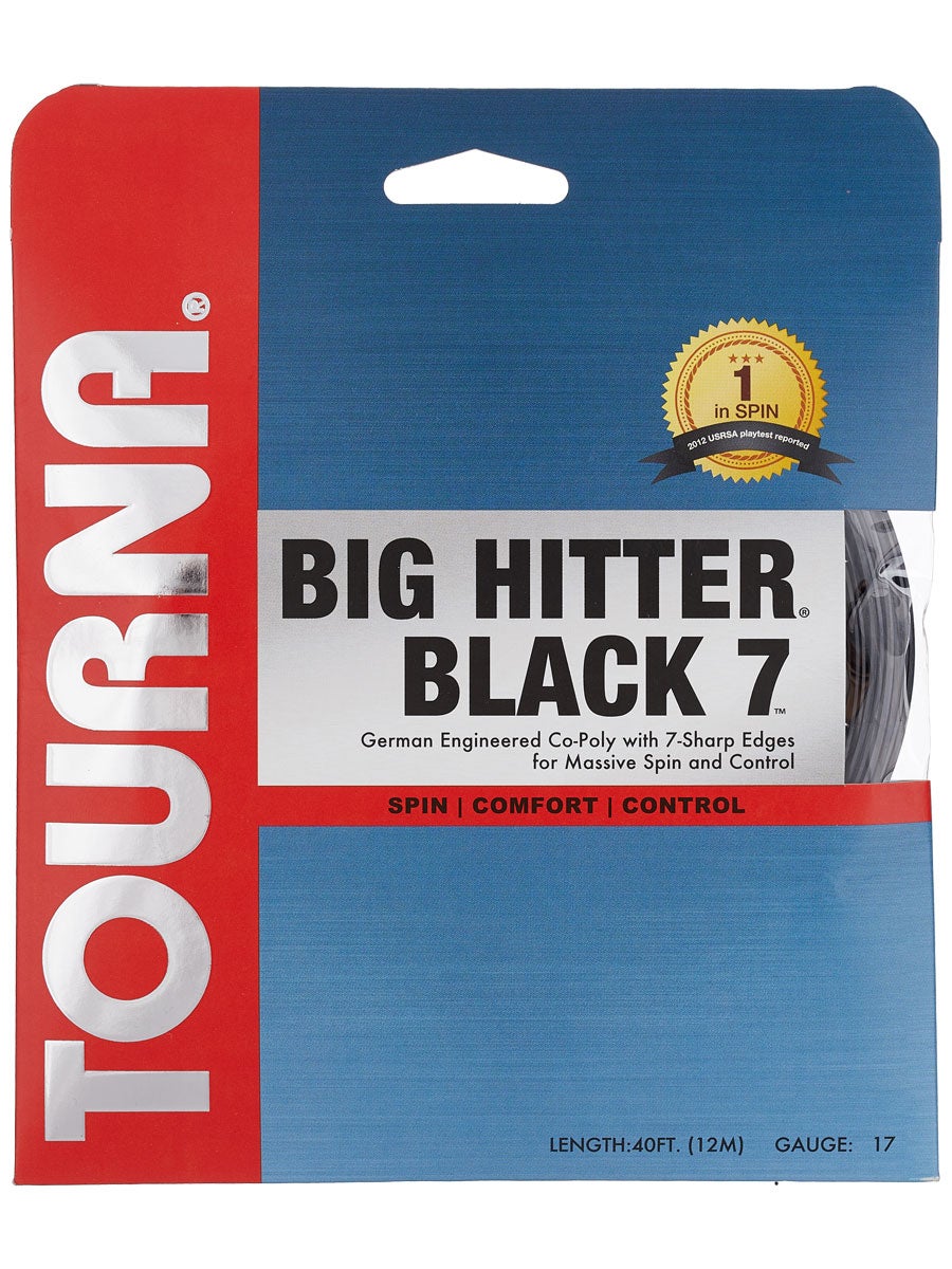 Tourna Big Hitter Black 7 Ultimate Spin String Black7 Reel 