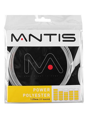 Mantis Power Polyester 17 tennis string review