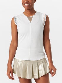 Lucky In Love Women's Club Premier Ruffle Tank
