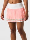 Lucky In Love Womens Long Cocktail Picnic Pleat Skirt