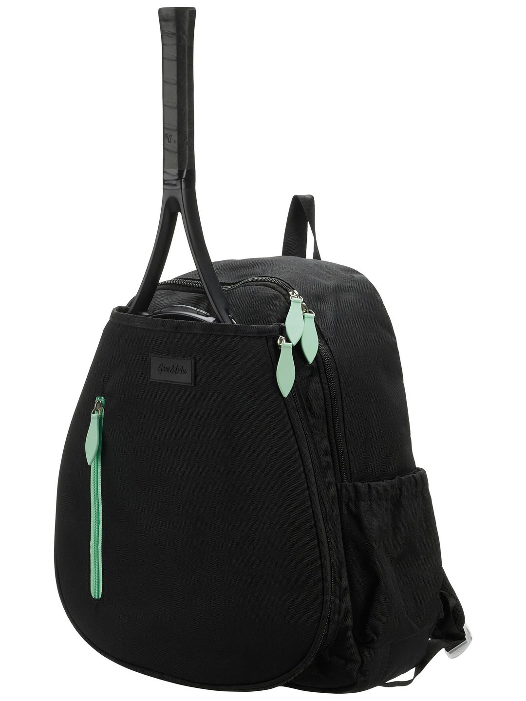 Ame & Lulu Game Time Tennis Backpack Black Tennis Warehouse