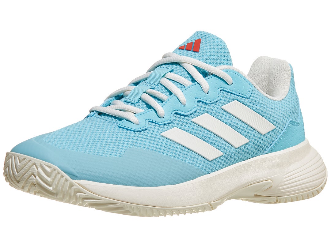 adidas GameCourt 2 Light Aqua/White Women's Shoes | Tennis Warehouse