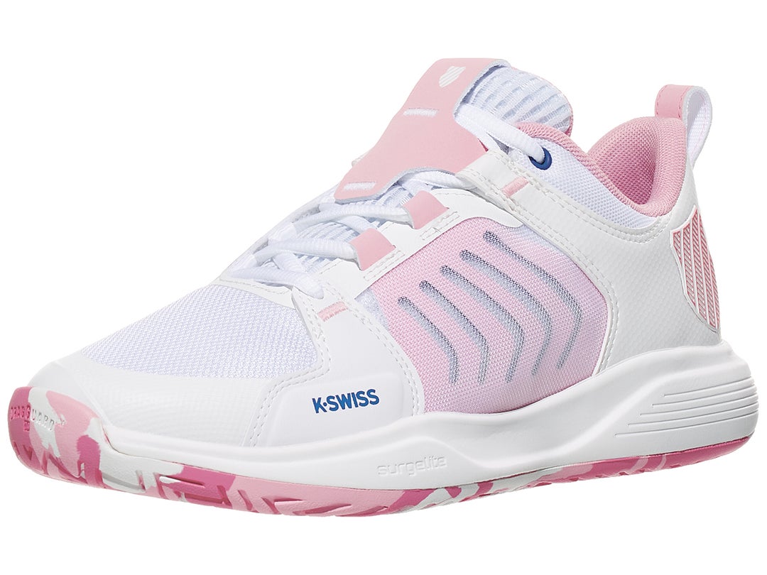 KSwiss Ultrashot Team White/Pink Women's Shoes Tennis Warehouse