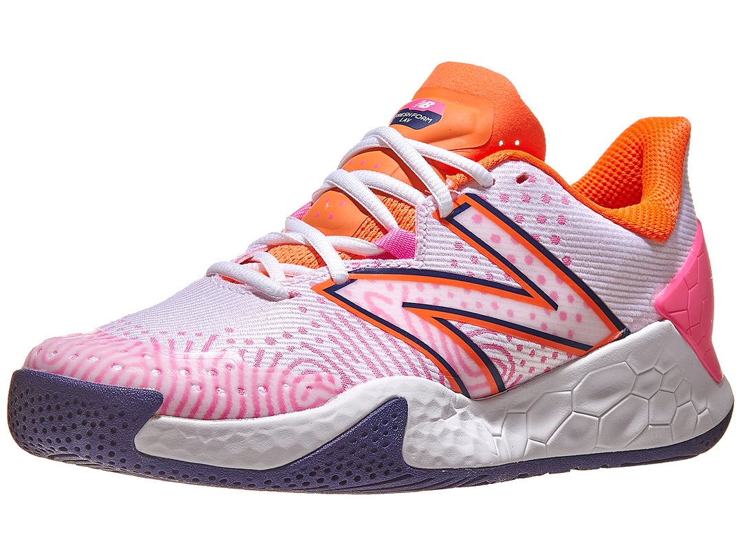 New Balance Fresh Foam Lav v2 B White/Pk Women's Shoes Tennis Warehouse