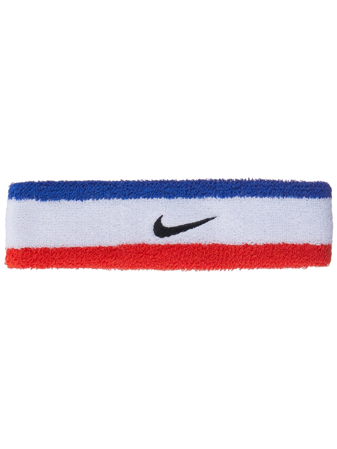 Nike Swoosh Headband Blue/White/Red | Tennis Warehouse