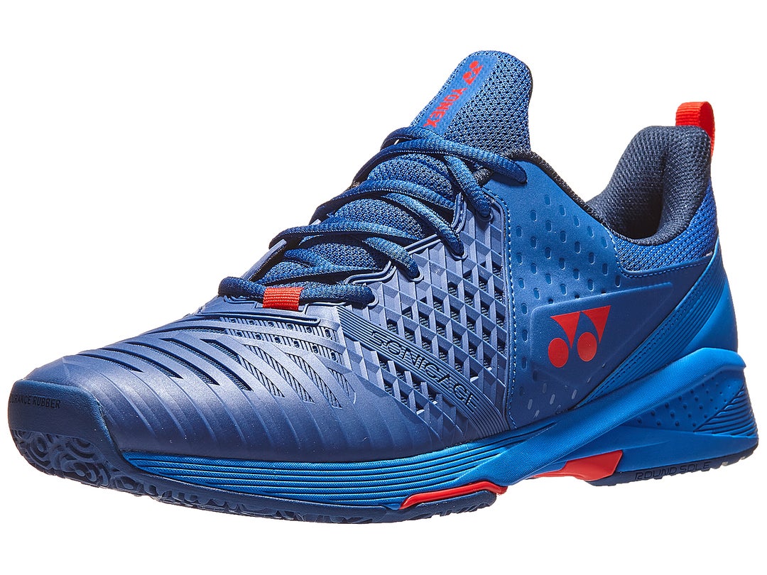 Yonex Sonicage 3 Clay Navy/Red Men's Shoes | Tennis Warehouse