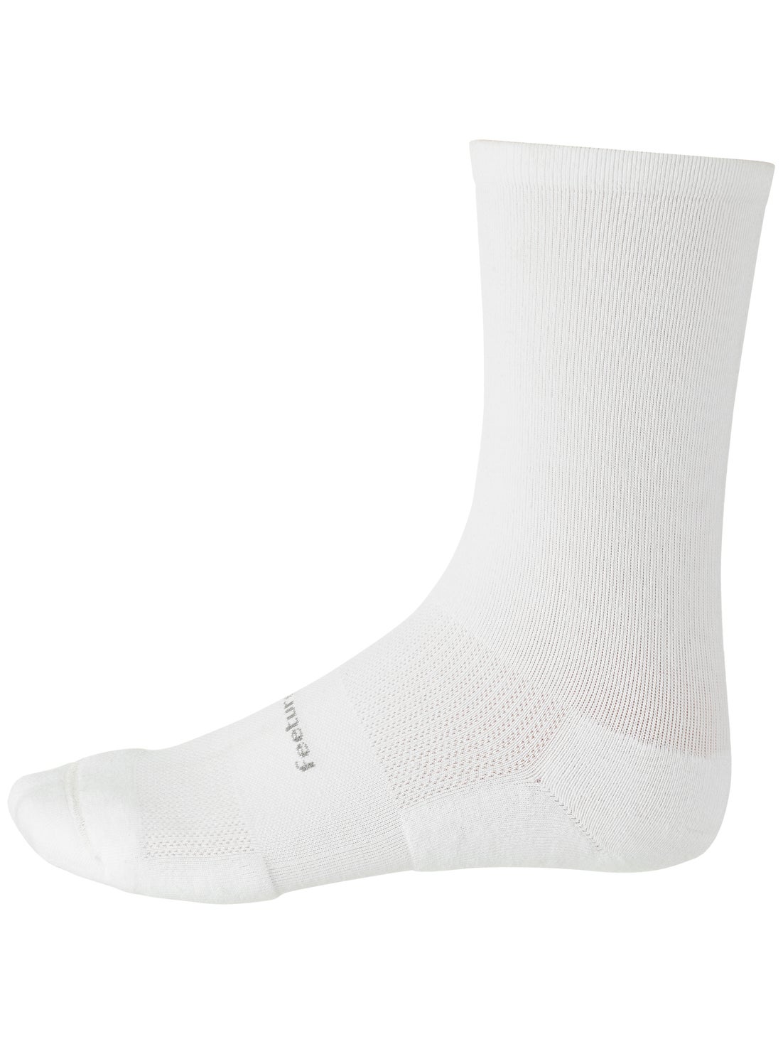 Feetures High Performance Cushion Crew Sock White Tennis Warehouse