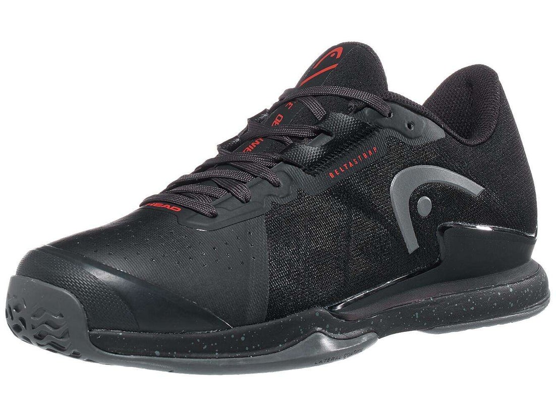 Head Sprint Pro 3.5 Black/Red Men's Shoes Tennis Warehouse