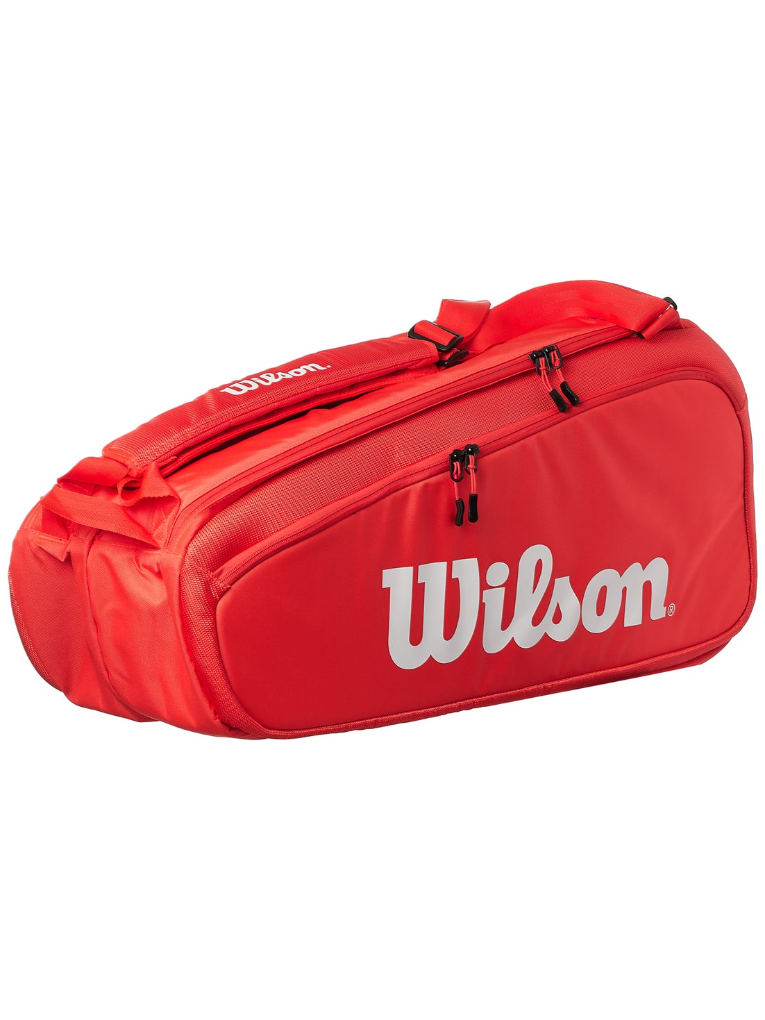 Wilson Super Tour 9-Pack Red Bag | Tennis Warehouse