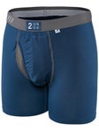 2UNDR Men's Swing Shift 6" Boxer Brief- Navy