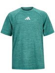 adidas Boy's Fall Melange Top Teal XL