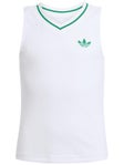 adidas Girl's Fall Originals Pro Tank White L