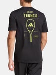adidas Men's Core Tennis Logo T-Shirt - Black