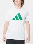 adidas Men's Spring Feel Ready Logo Top White XXL
