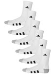adidas Youth Cushioned Crew 6-Pack Sock White