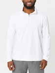 BloqUV Men's Long Sleeve Zip Top - White