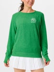 Bird & Vine Women's Reverse Fleece Tennis Crest