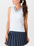 BOAST Women's Fall V-Neck Tank White XL
