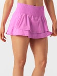 Bubble Women's Ruffle Skirt - Palm Pink