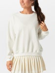 CourtLife Women's Happiest On The Court Tennis Crewneck