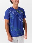 Grand Slam Men's Cross Body Faded Top Blue S