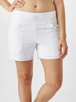 Jofit Women's Essential Pull On Short - White
