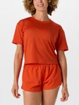 JOOLA Wms Summer Court Crop Top Poppy Red L