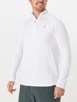 KSwiss Men's Core Swift 1/4 Zip LS White L