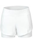 Lucky in Love Girl's Match Point Short - White