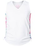 Lucky in Love Girl's Have No Sheer Tank - White