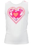 Lucky in Love Girl's Shock N' Love Tie Back Tank