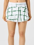 Lucky in Love Wms Team Shibori Skirt Wh/Green XL