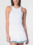 Lucky In Love Women's Eyelet Win It Stripe Tank