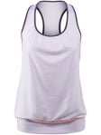 Lucky In Love Women's Lavender Love Tie Back Tank