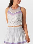 Lucky In Love Women's Lavender Love Tie Back Tank