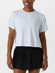 Lucky In Love Women's L-UV Power Box Top - White