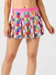 Lucky In Love Women's Margarita Pop Art Pleat Skirt