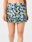 Lucky In Love Women's Stripe It Up Pickleball Skirt