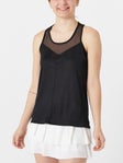 Lucky in Love Women's Core Rib Tie Back Tank - Black